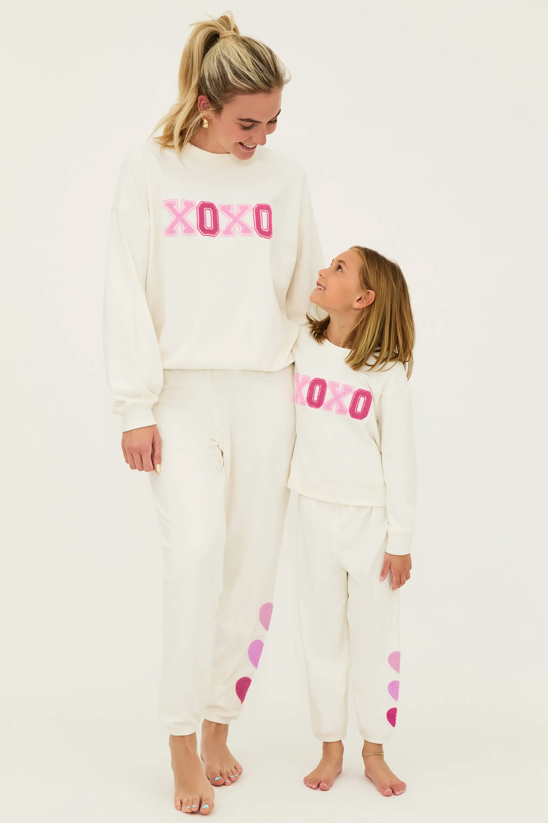 Little Cassia Top Heart Cream Beach Riot