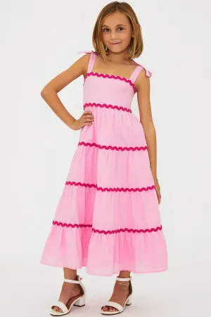 Little Charlotte Dress Sweet Berry Wave Pink Beach Riot