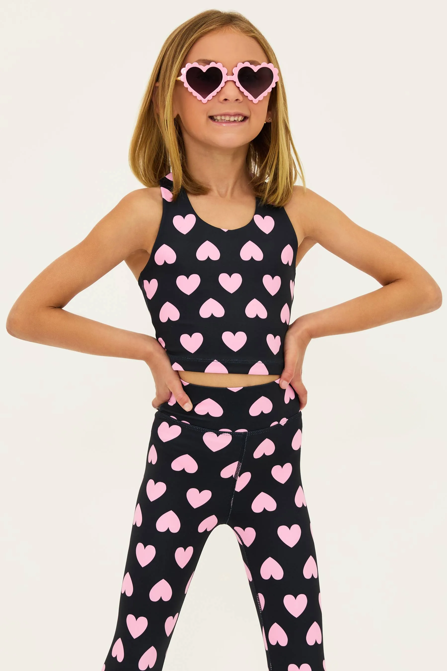 Little Clementine Top Love Heart Beach Riot