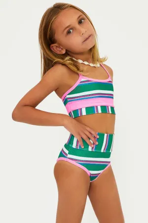 Little Eva & Emmie Set Jelly Bean Stripe Beach Riot