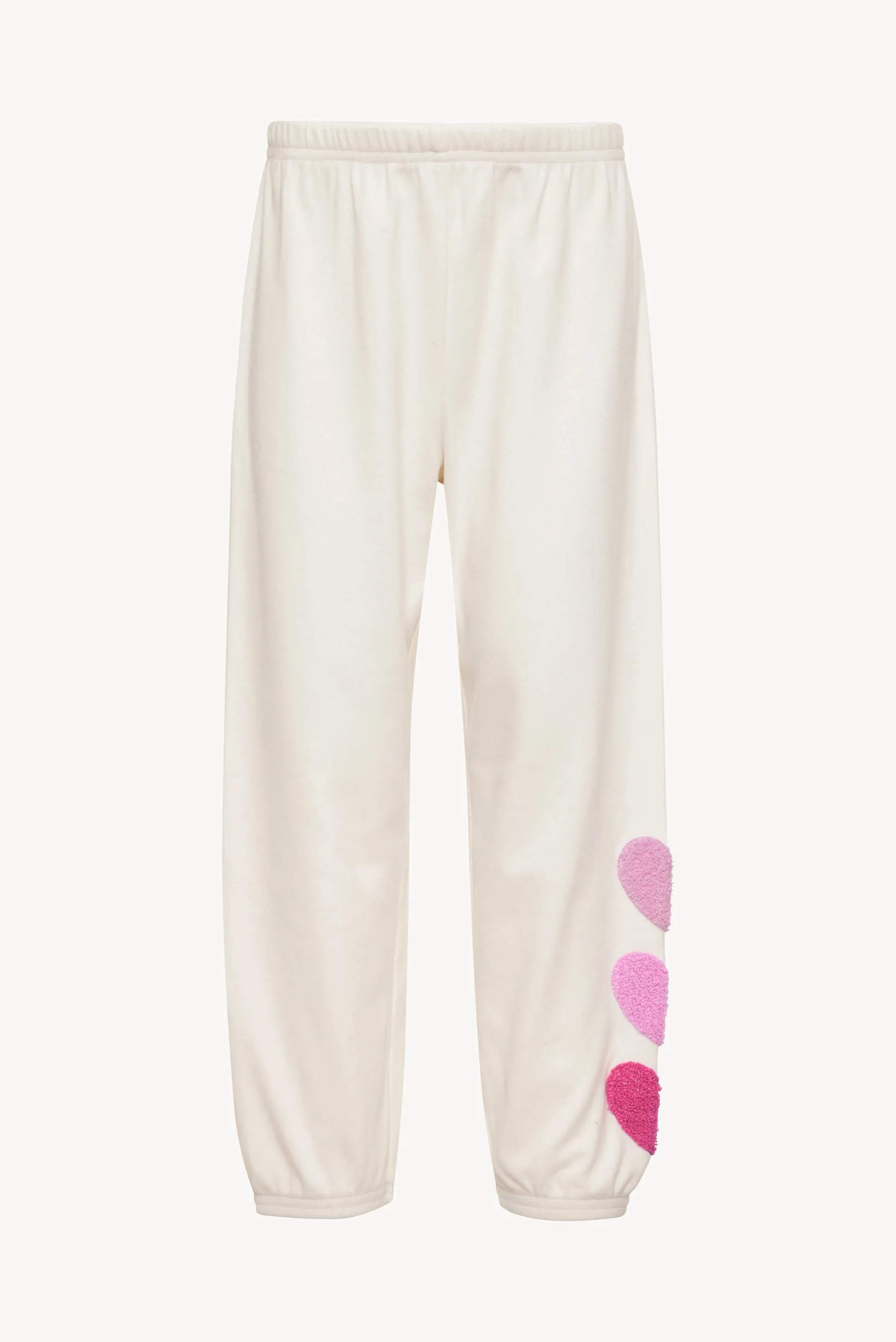 Little Georgie Pant Heart Cream Beach Riot