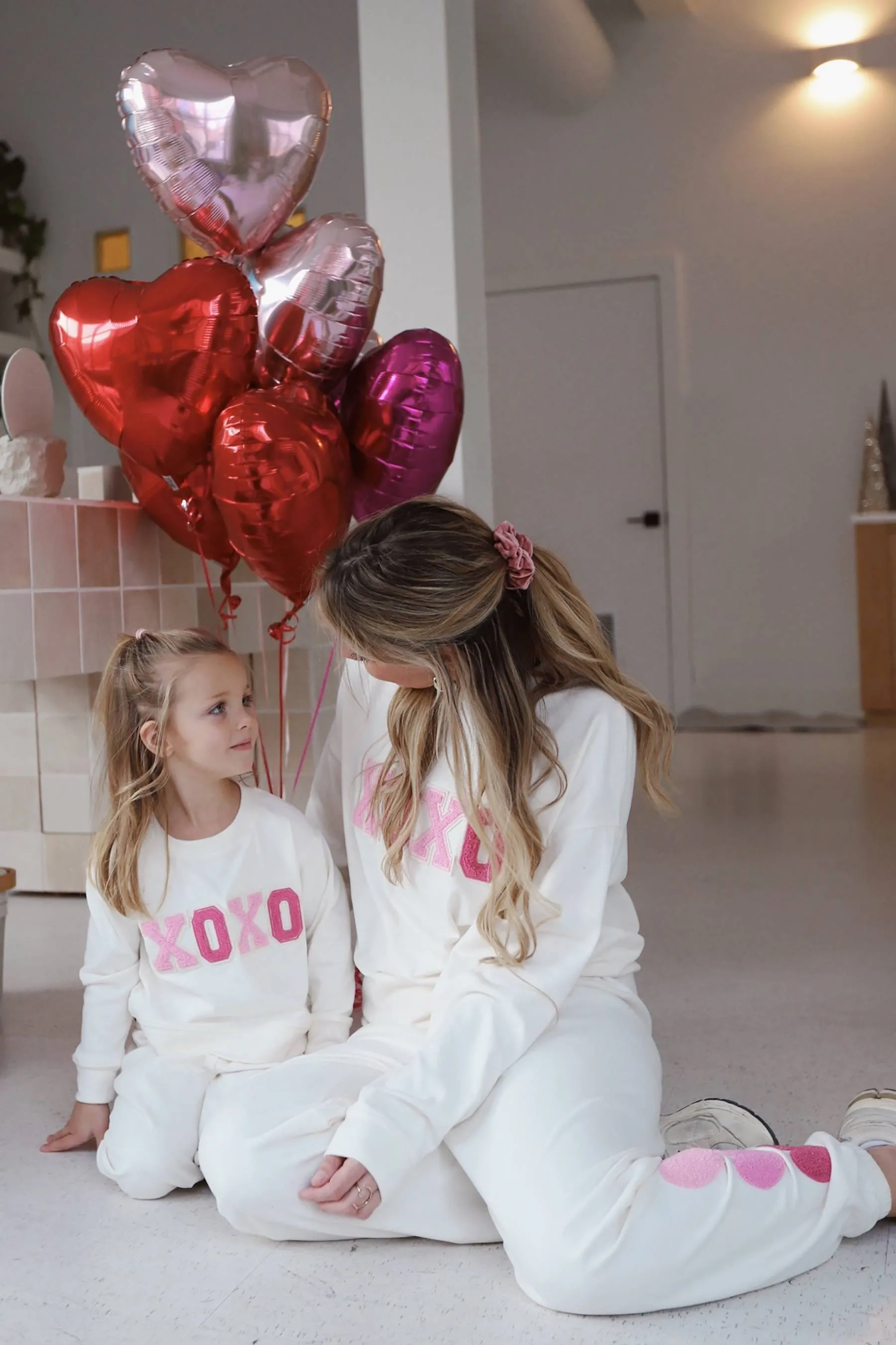 Little Georgie Pant Heart Cream Beach Riot