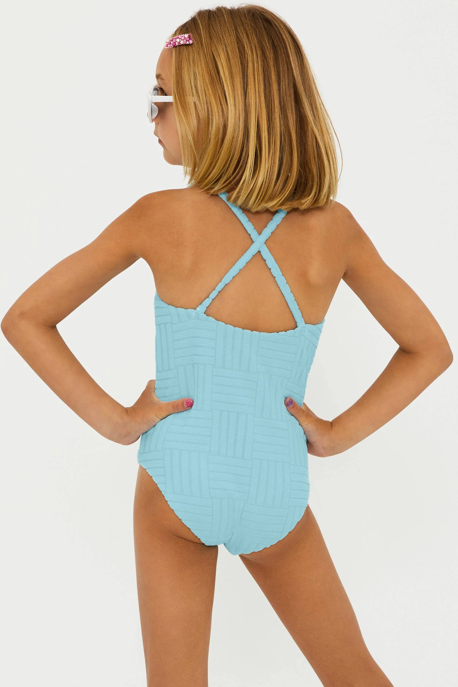 Little Julia One Piece Blueberry Ice Terry Beach Riot