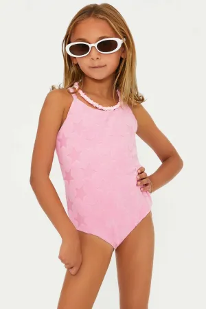 Little Julia One Piece Prism Pink Star Beach Riot