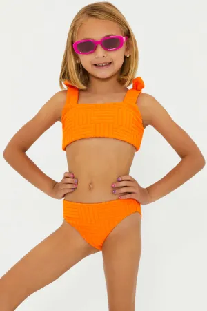 Little Stella Two Piece Blood Orange Terry Beach Riot