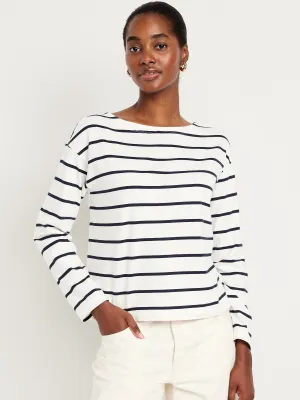 Long-Sleeve Mariner Loose T-Shirt