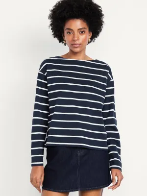 Long-Sleeve Mariner Loose T-Shirt
