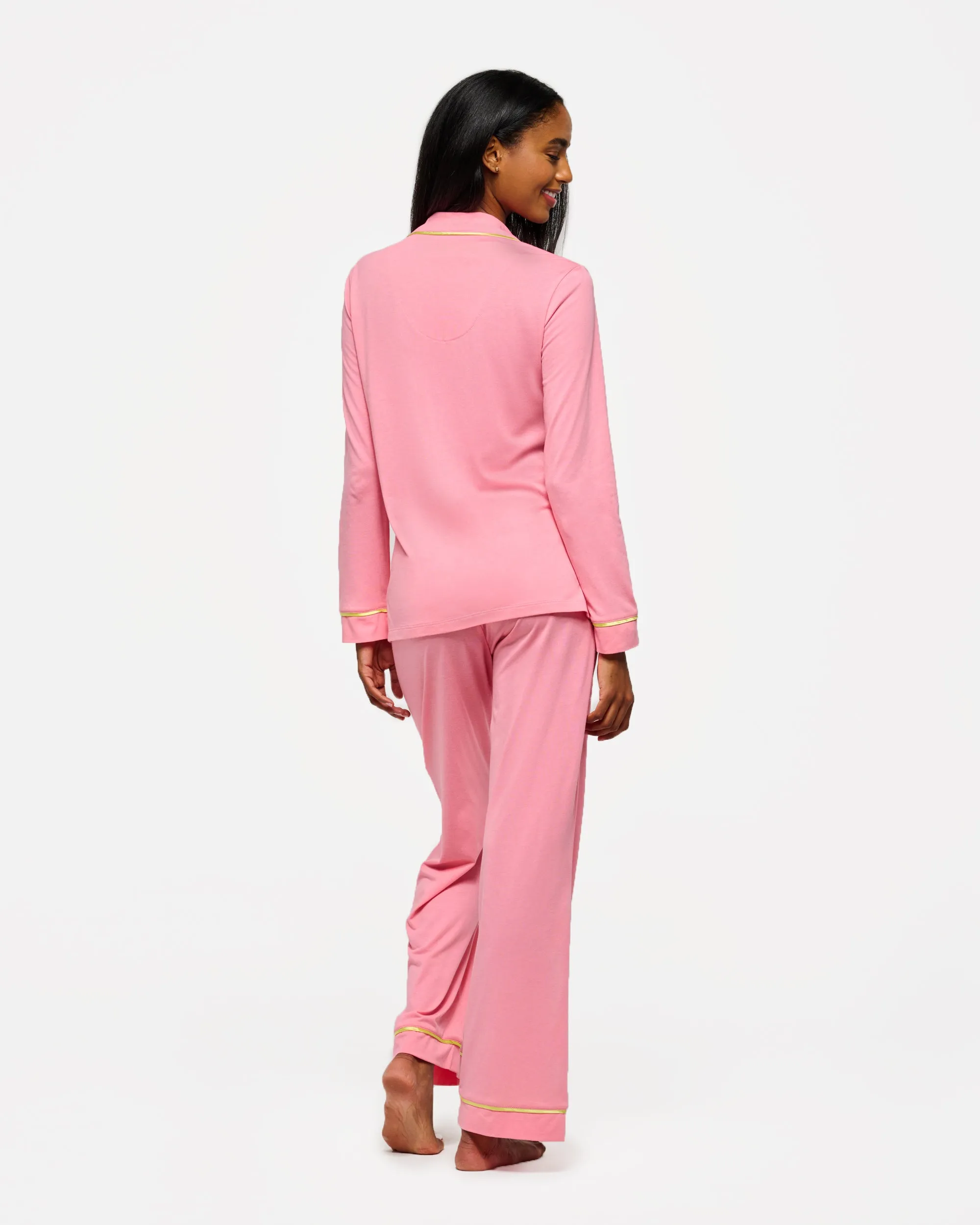 Long Sleeve Top & Pant Pajama Set Cosabella