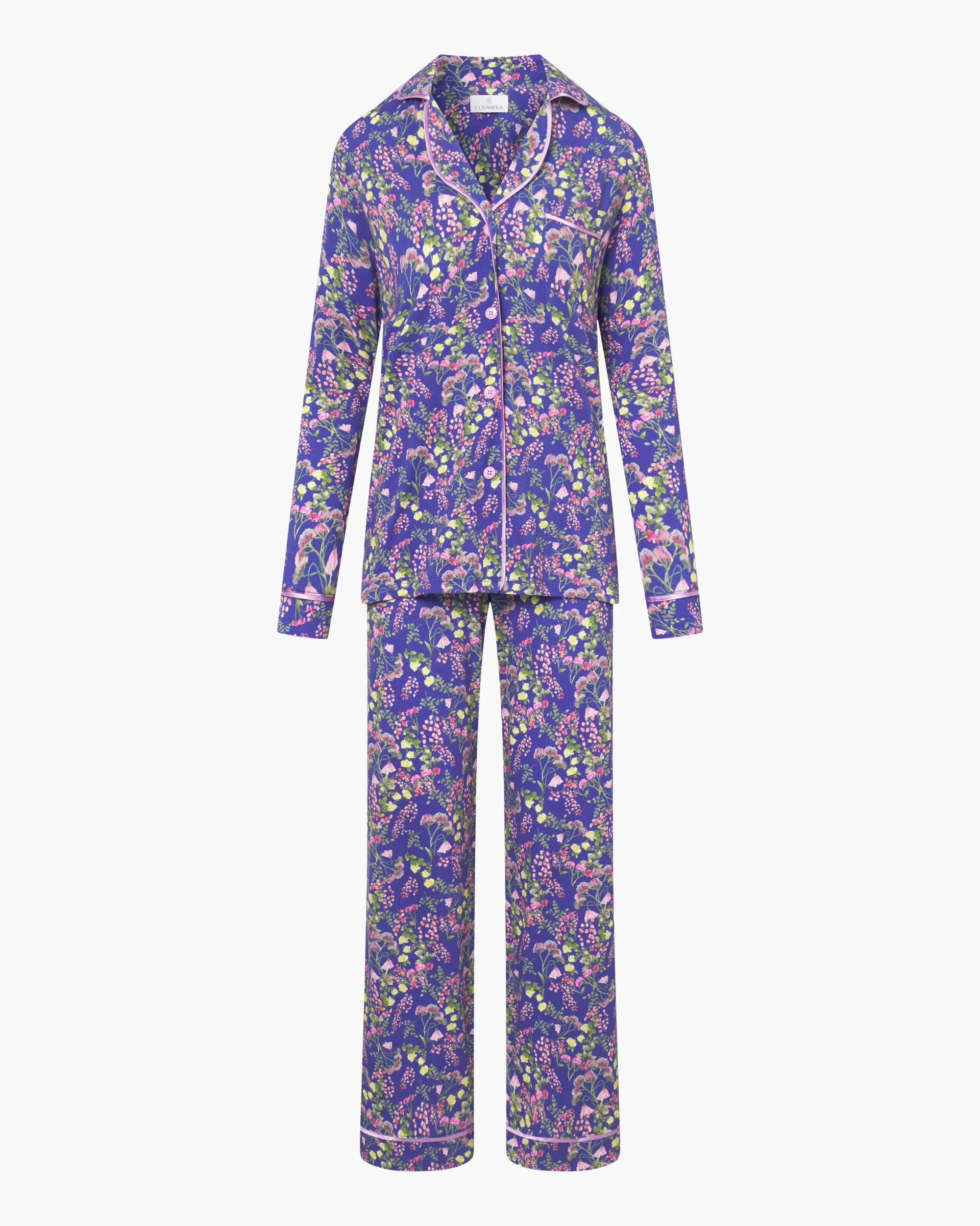 Long Sleeve Top & Pant Pajama Set Cosabella
