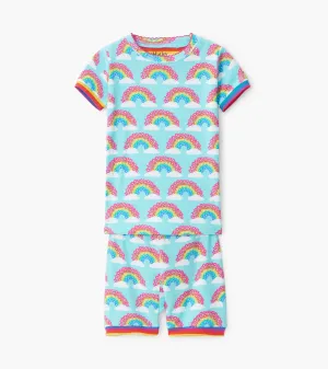 Magical Rainbows Organic Cotton Short Pajama Set -Hatley