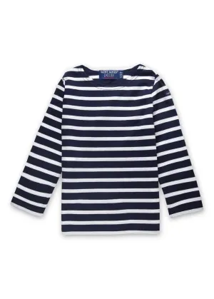 Marinire enfant Minquiers - en coton lger (MARINE/NEIGE)