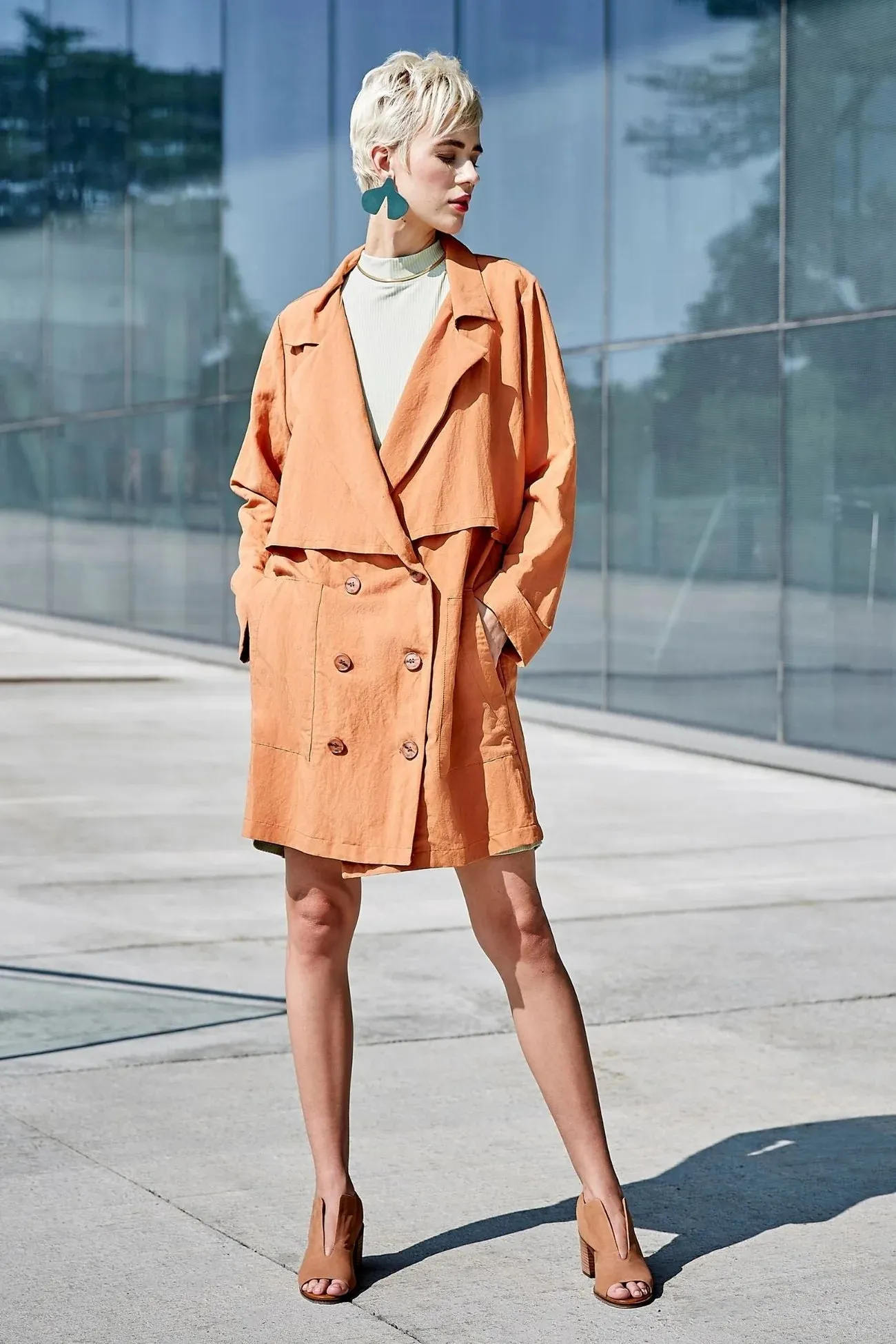MELOW - ISAAC COAT - OLIVE - SS24