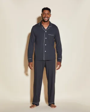 Men's Classic Long Sleeve Top & Pant Pajama Set Cosabella