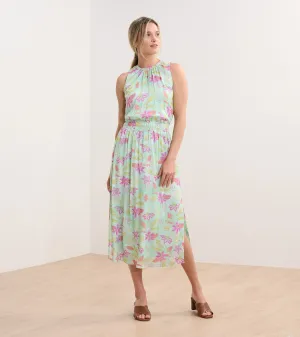 Mia Column Dress - Distressed Floral -Hatley