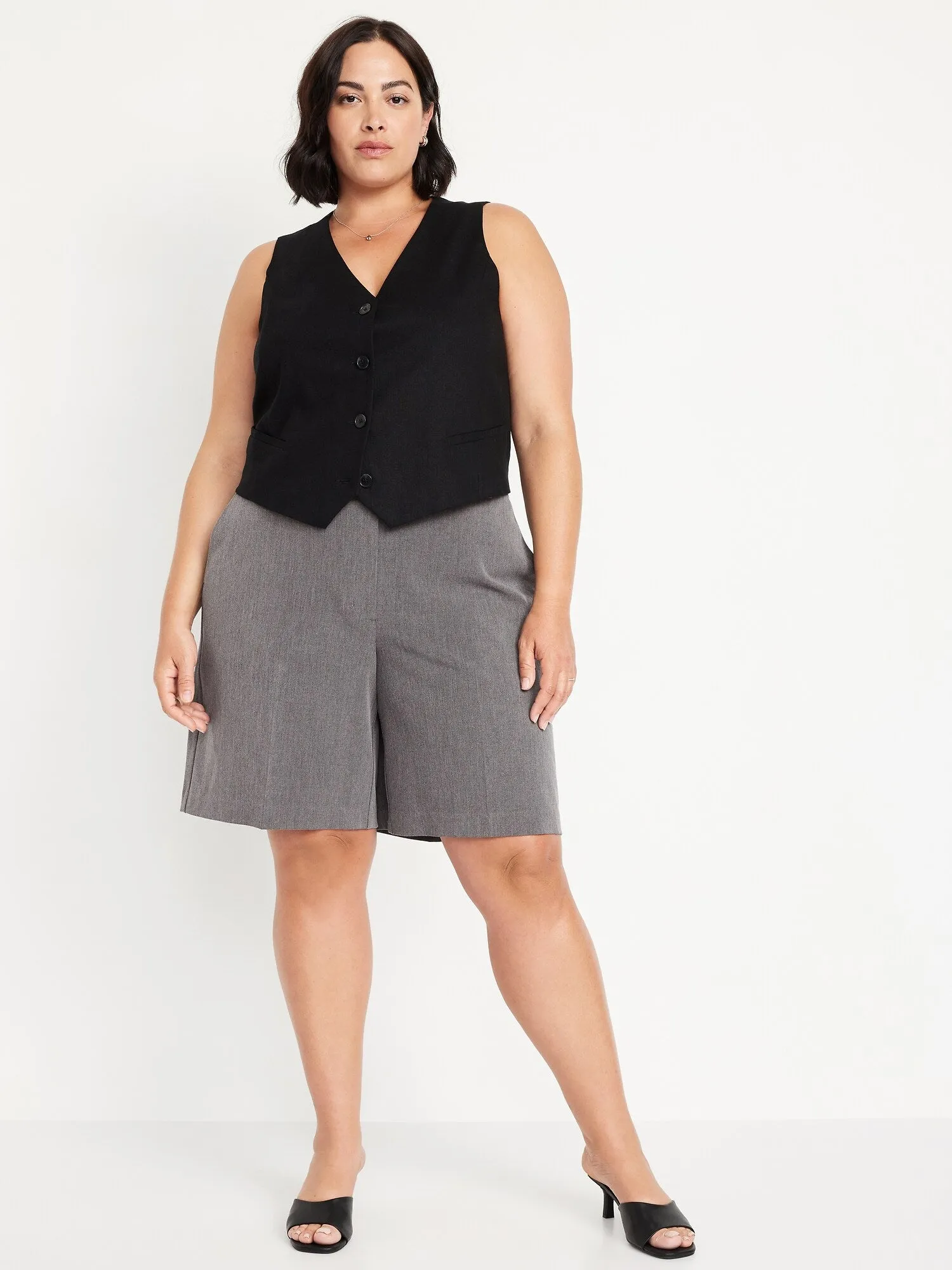 Mid-Rise Taylor Shorts -- 10-inch inseam
