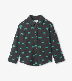 Mini Bears Jersey Button Down Shirt | Hatley