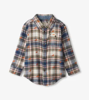 Mini Foxes Button Down Shirt | Hatley
