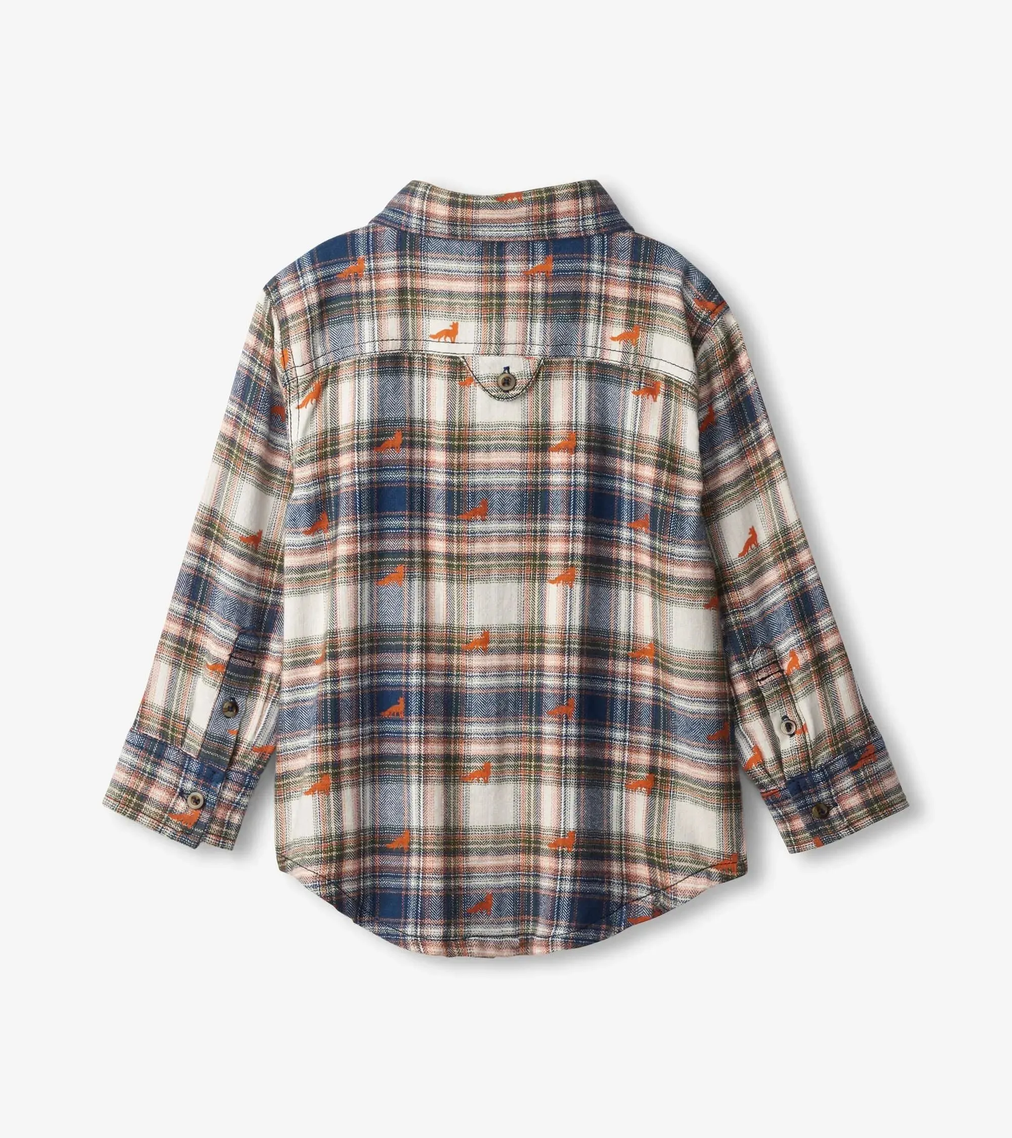 Mini Foxes Button Down Shirt | Hatley