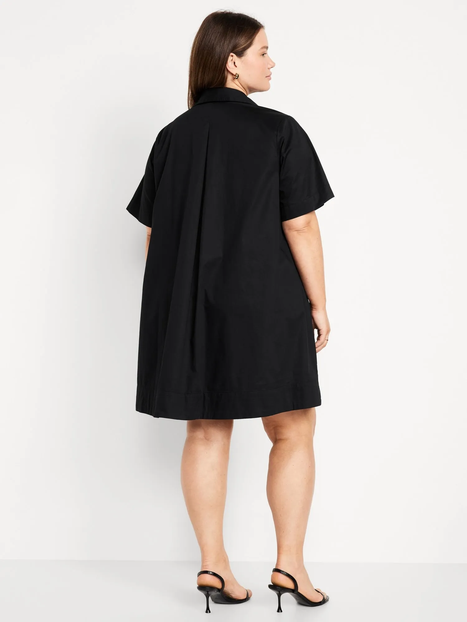 Mini Swing Shirt Dress