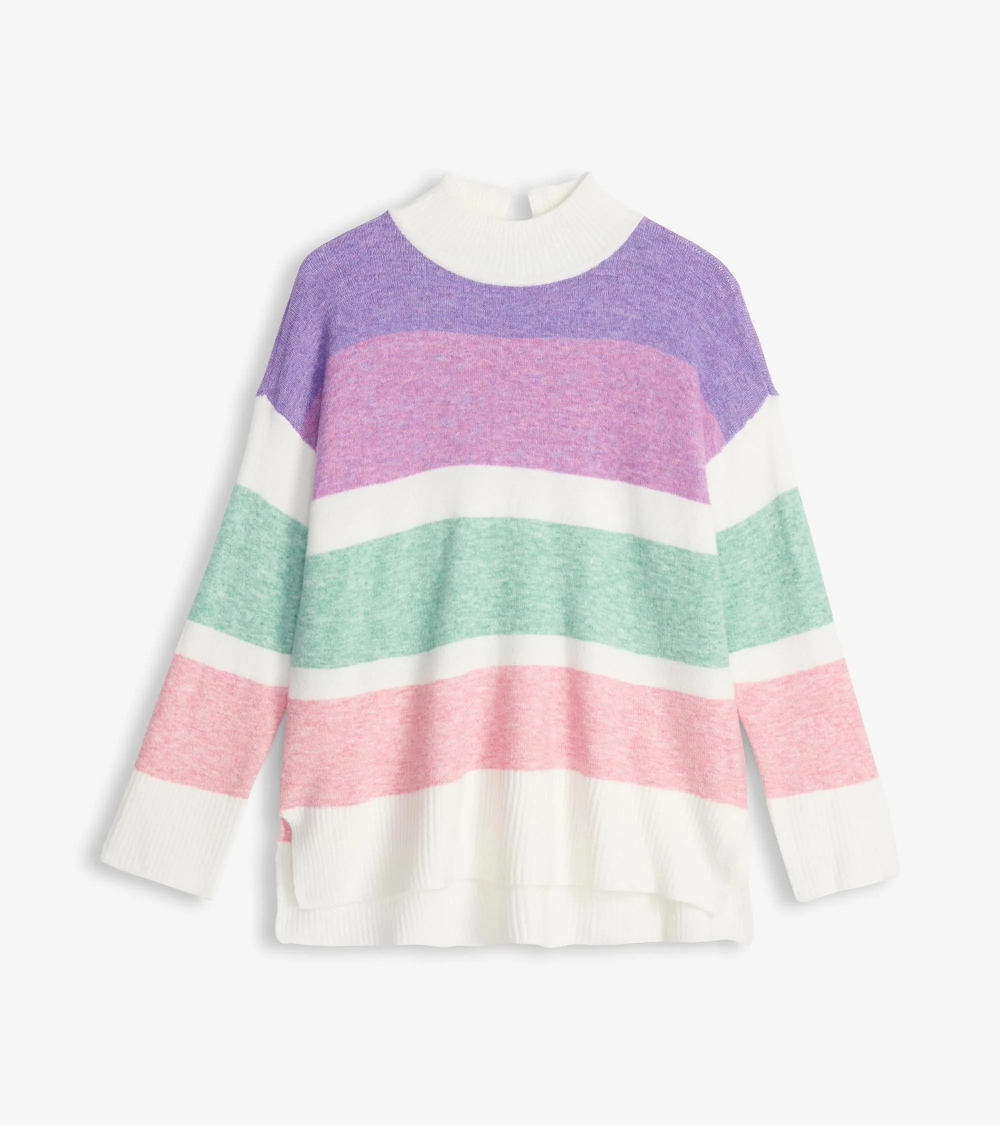 Mock Neck Tunic - Sunrise Colour Block -Hatley