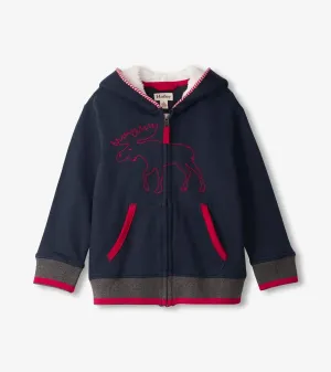 Moose Silhouette Full Zip Hoodie | Hatley