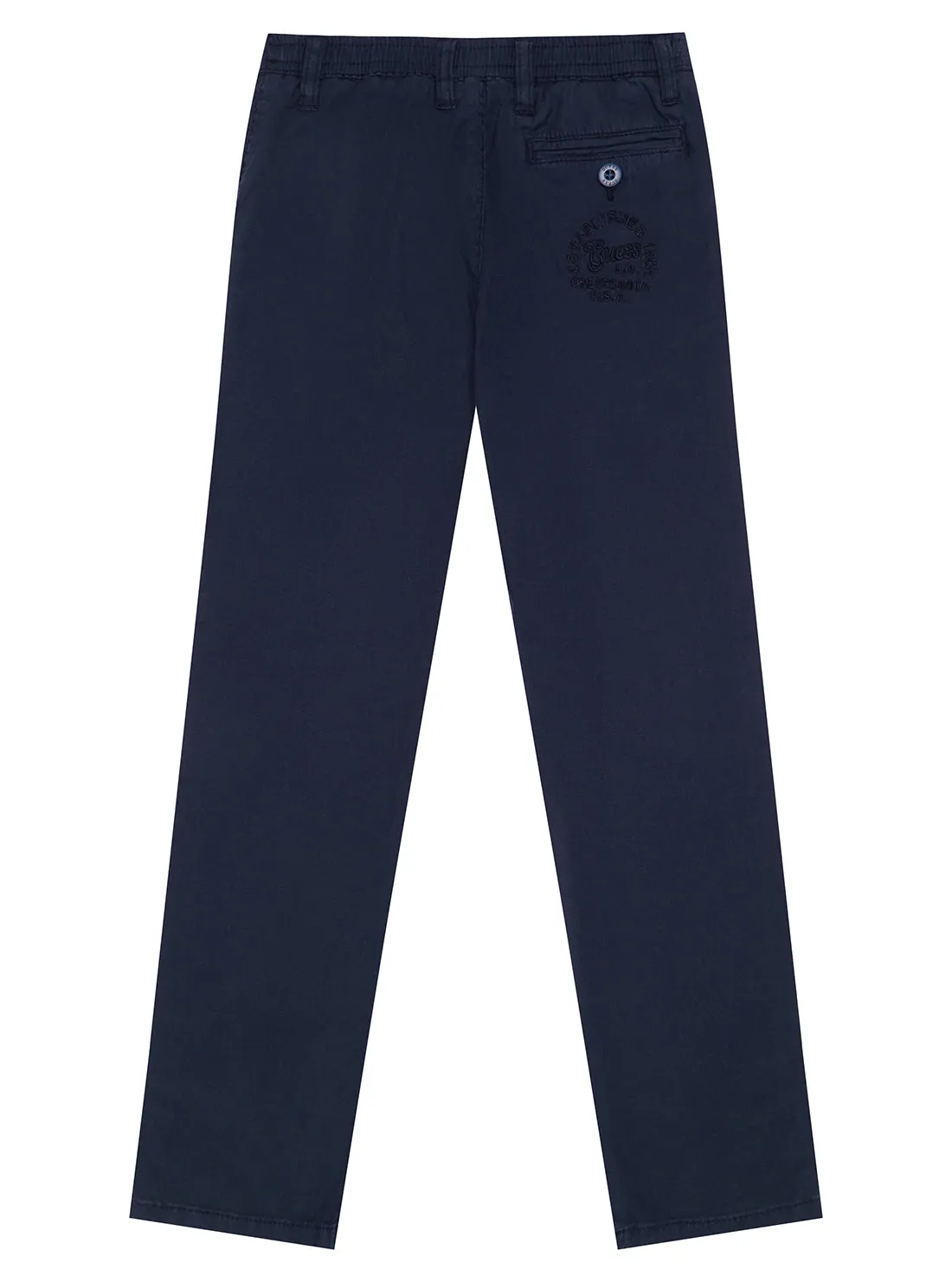 Navy Linen Jogger Chino Pants (2-7) Guess