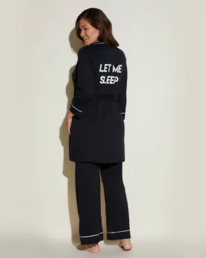 Nursing 3 Piece Set With Print Robe Cosabella