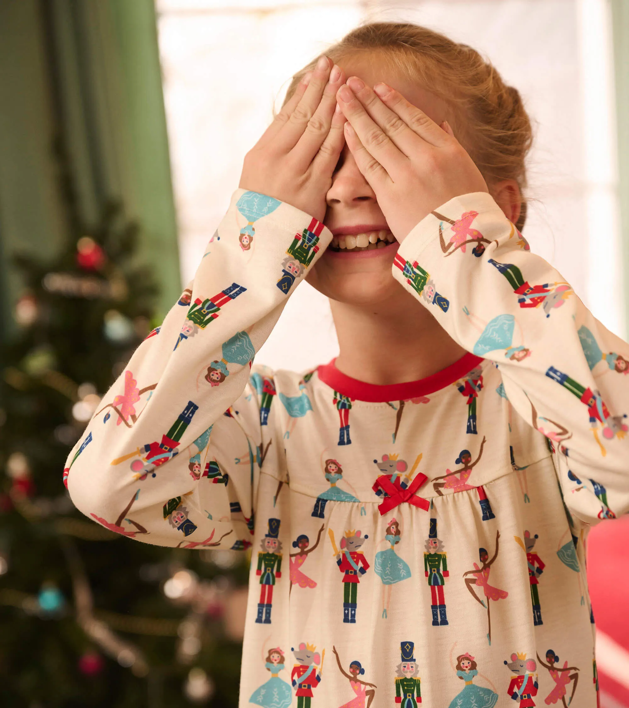 Nutcracker Long Sleeve Girls Nightgown -Hatley