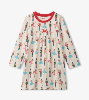 Nutcracker Long Sleeve Girls Nightgown -Hatley