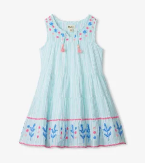Ocean Blue Tiered Dress | Hatley