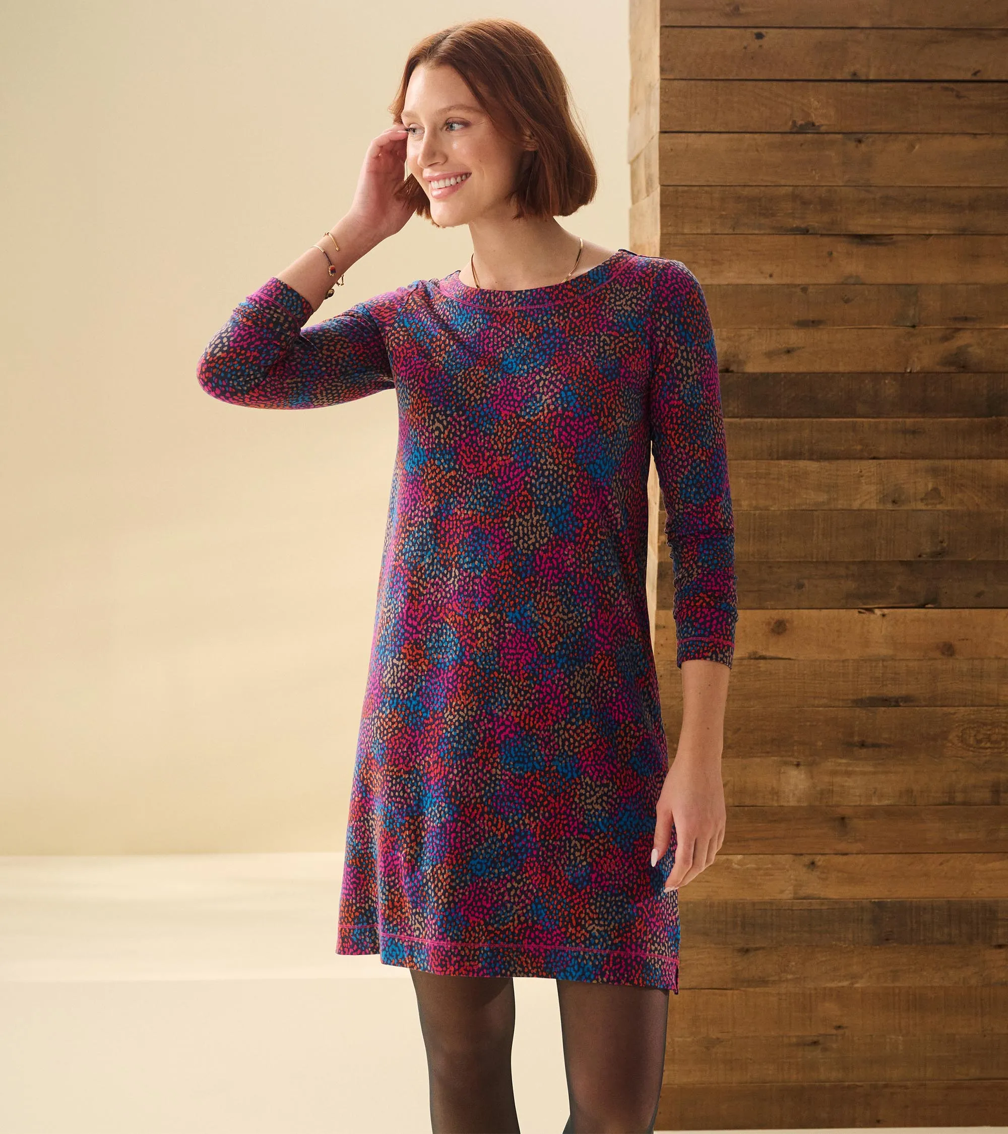 Olivia Dress - Dot Cluster -Hatley