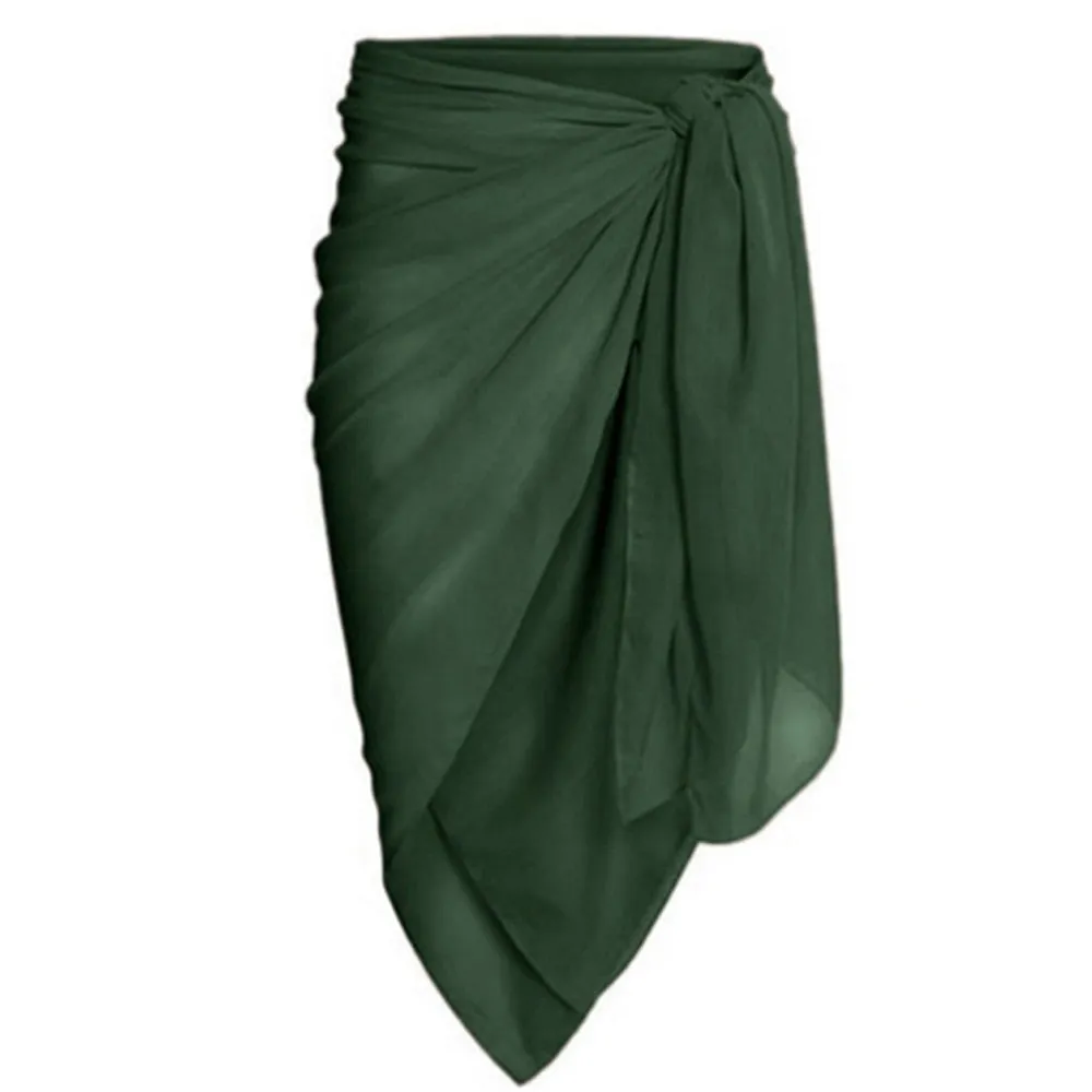 One Piece Swimsuit Deep V Green Swimwear /Cover Up Anna Kay Co