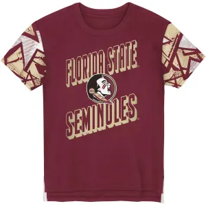 Outerstuff Youth Florida State Seminoles/Seminole Logo Design Short Sleeve T-shirt - Garnet