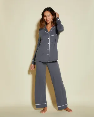 Petite Long Sleeve Top & Pant Pajama Set Cosabella