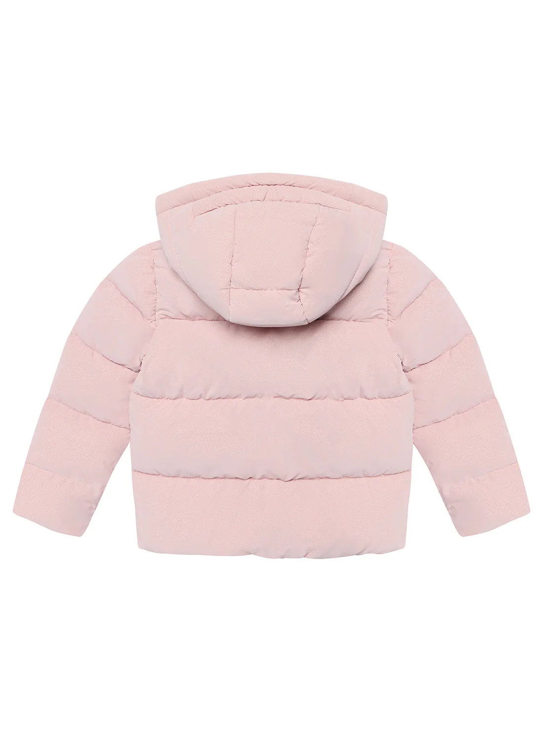 Pink Hooded Puffer Jacket (2-7) Guess