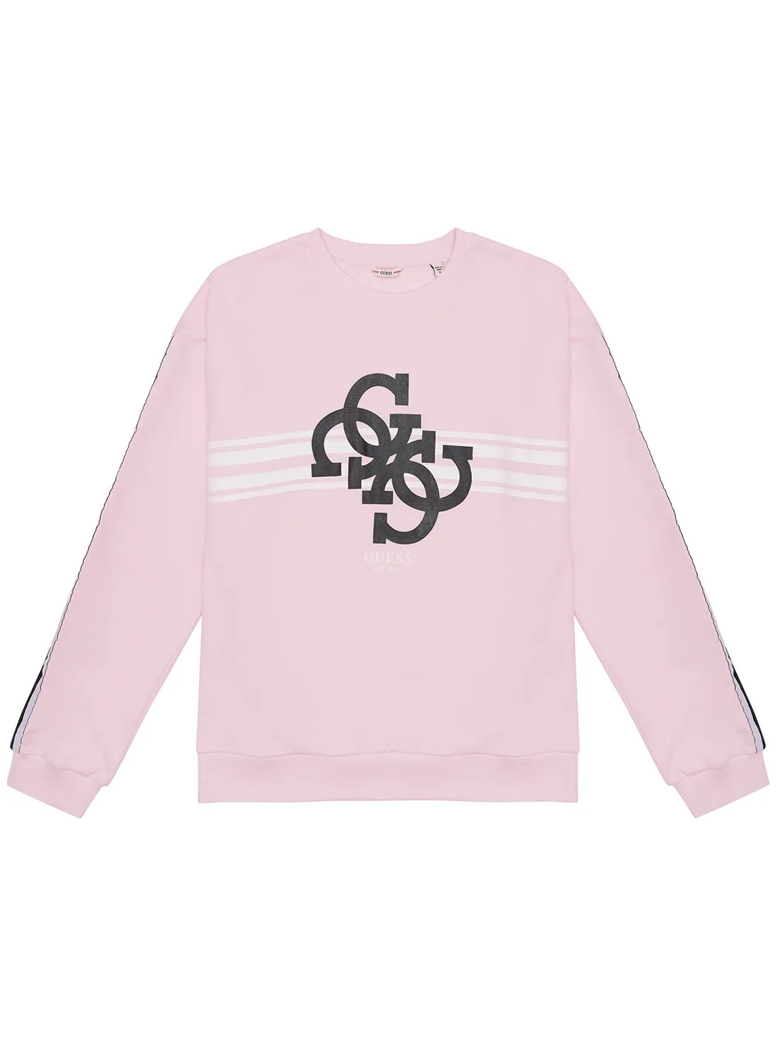 Pink Long Sleeve Jumper (7-16) Guess