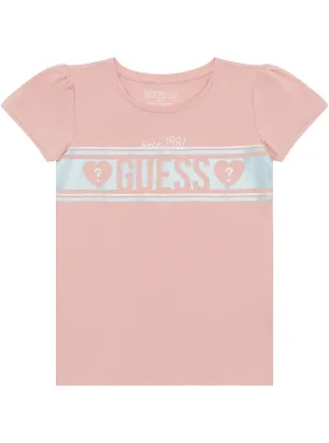 Pink Short Sleeve T-Shirt (2-7) Guess