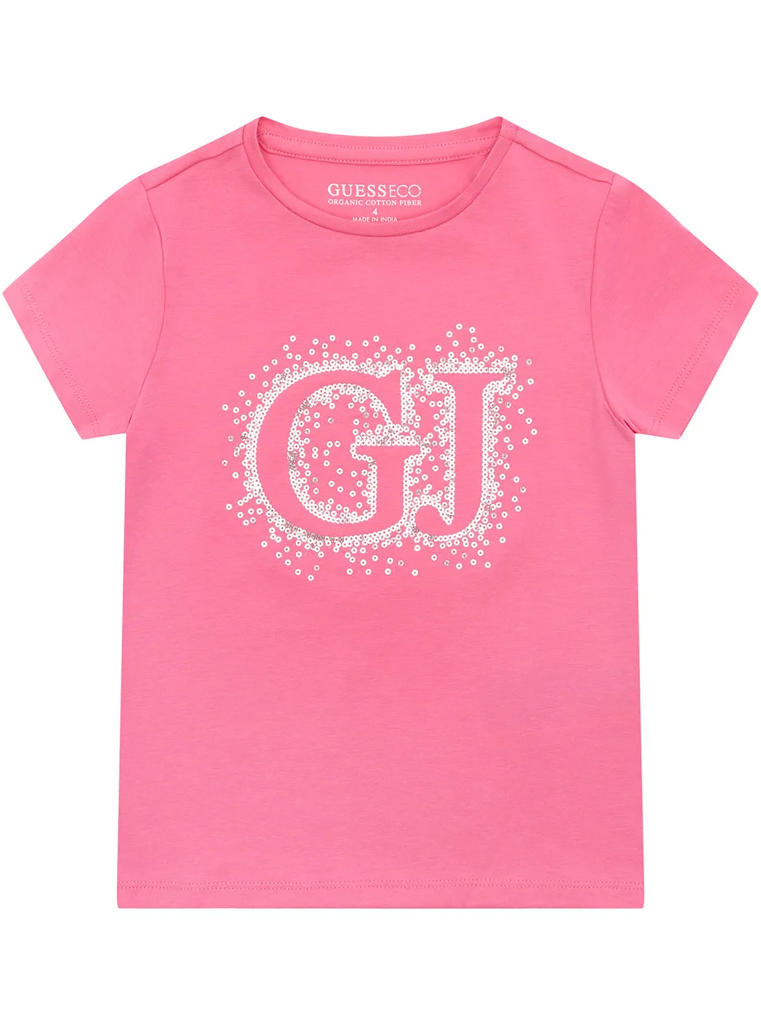 Pink Short Sleeve T-Shirt Guess