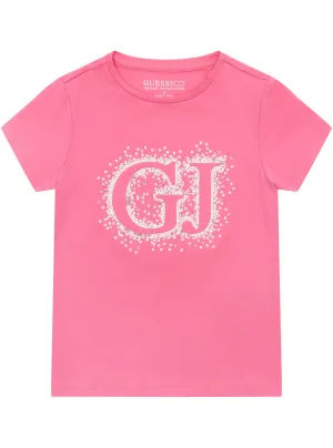 Pink Short Sleeve T-Shirt Guess