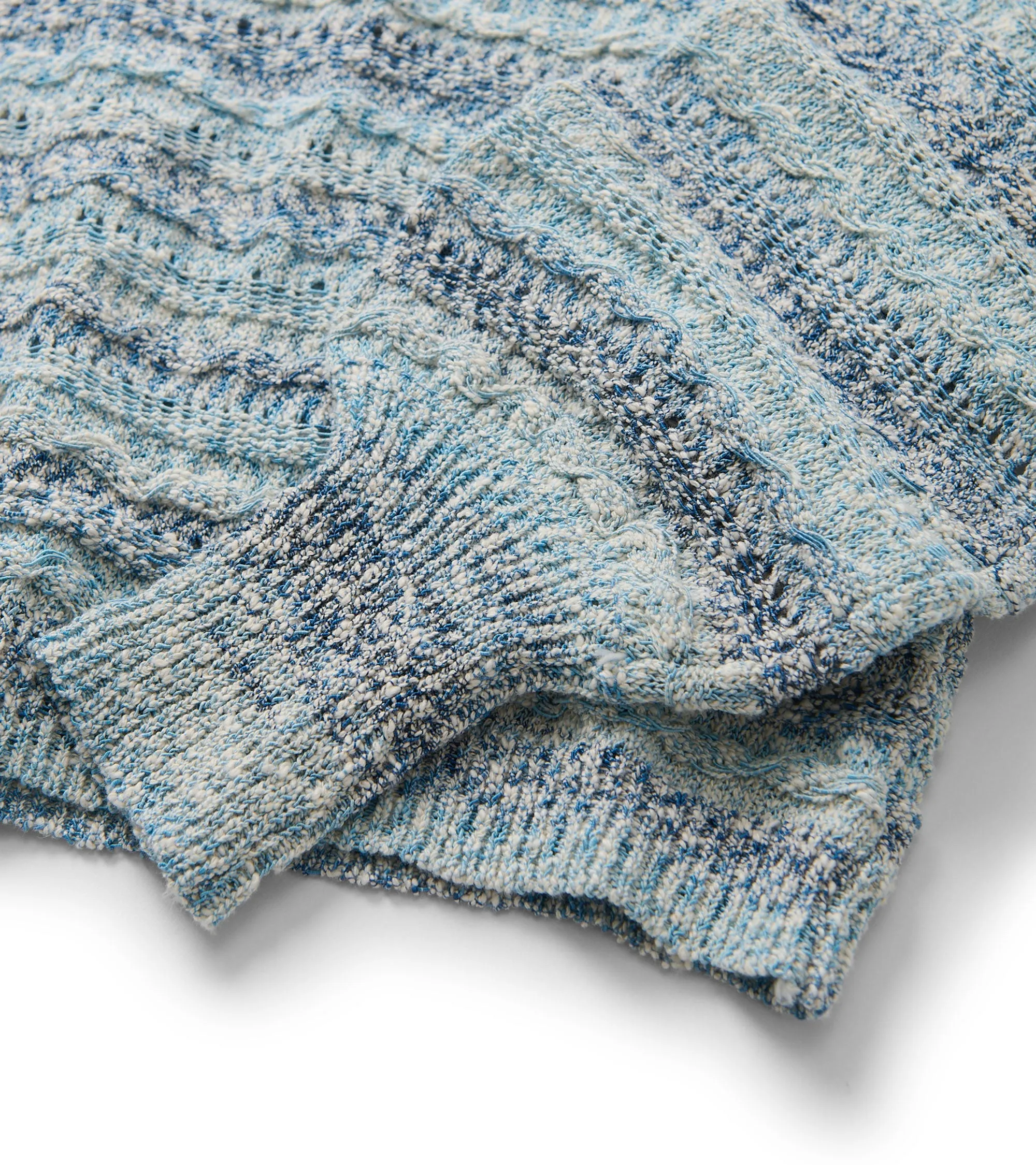 Pointelle Sweater - Wavy Stripes -Hatley