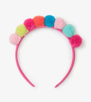 Pom Pom Crown Headband -Hatley