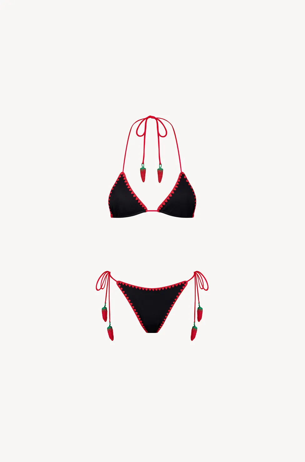 Premium Quality Chilli Lycra Bikini Set LESLIE AMON  Today Only!