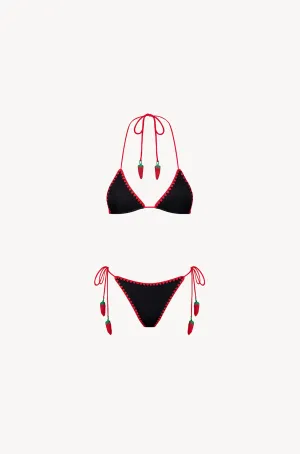 Premium Quality Chilli Lycra Bikini Set LESLIE AMON  Today Only!