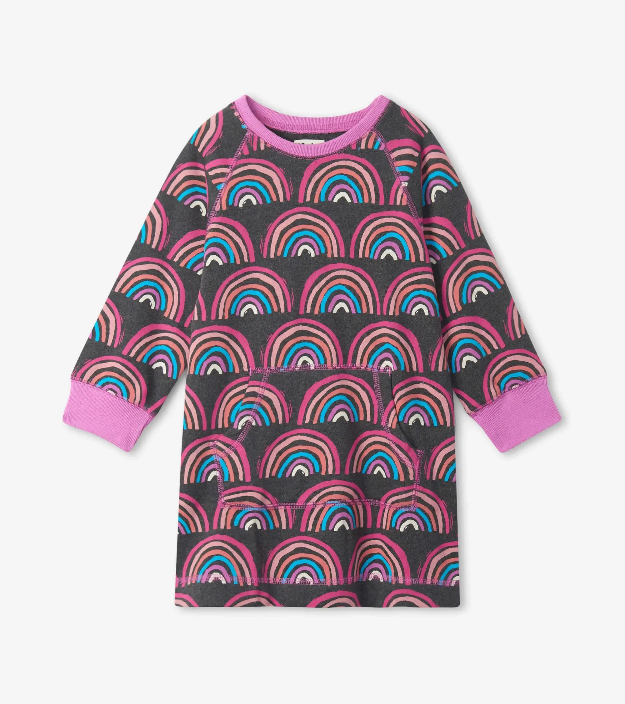 Prismatic Rainbows Sweatshirt Dress | Hatley