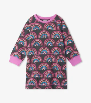 Prismatic Rainbows Sweatshirt Dress | Hatley