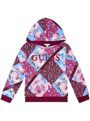 Purple Hooded Jumper (2-7) Guess