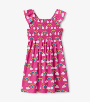 Rainbow Arch Smocked Dress -Hatley