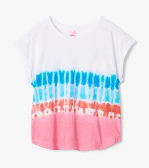Rainbow Tie Dye Relaxed Tee -Hatley