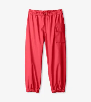 Red Kids Rain Pants -Hatley