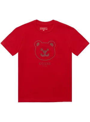 Red Short Sleeve T-Shirt (2-7) Guess